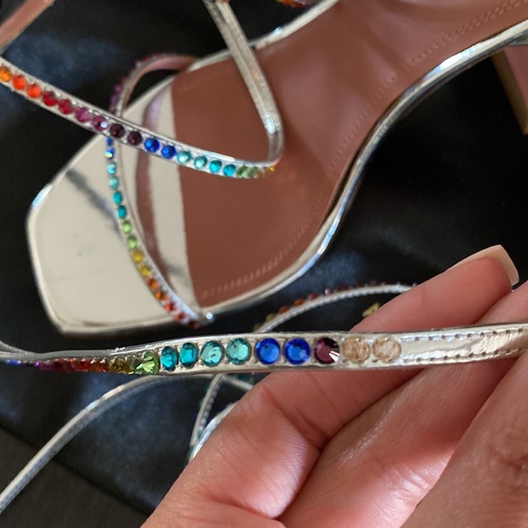 Amina Muaddi 'LSD Gladi' Sandals - Picture 10 of 11